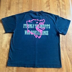 KILL CREW - OVERSIZED MISFITS HAVE A CHANCE T-SHIRT - BLACK